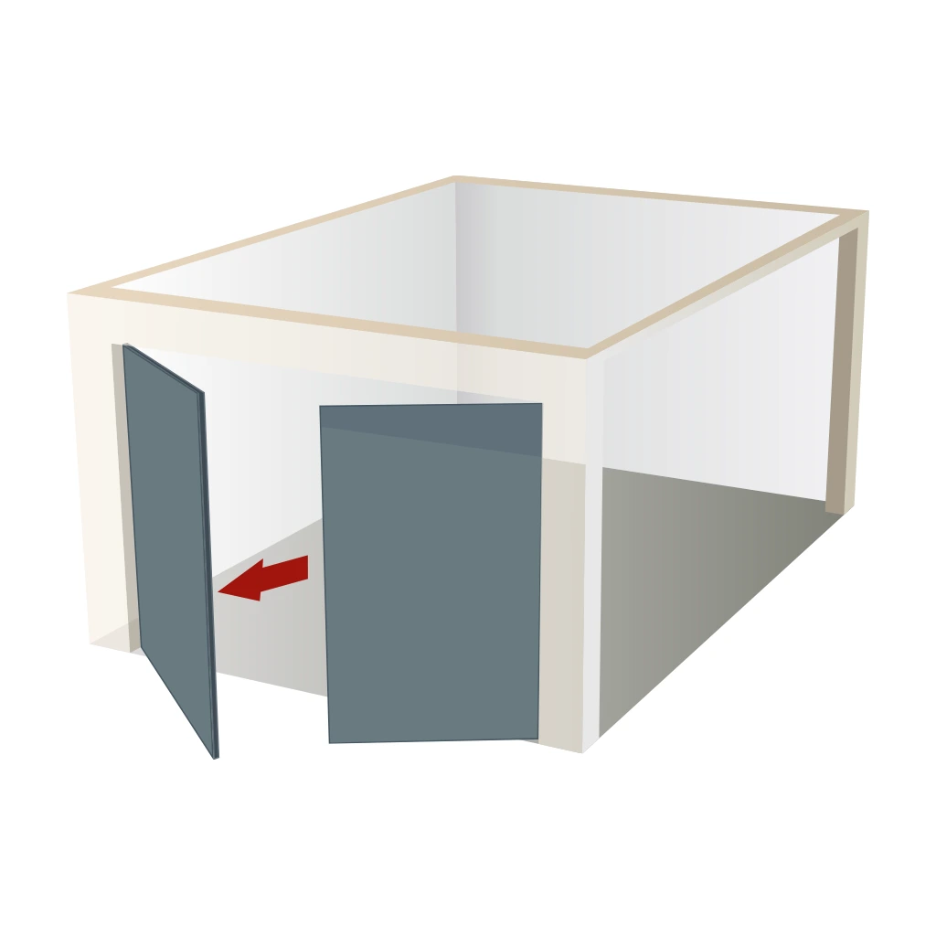 porte de garage novoferm battante